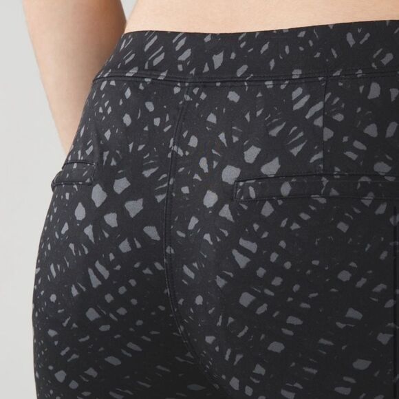 Lululemon Jet Set Pant Lace Play Dark Slate 8 - Picture 4 of 13